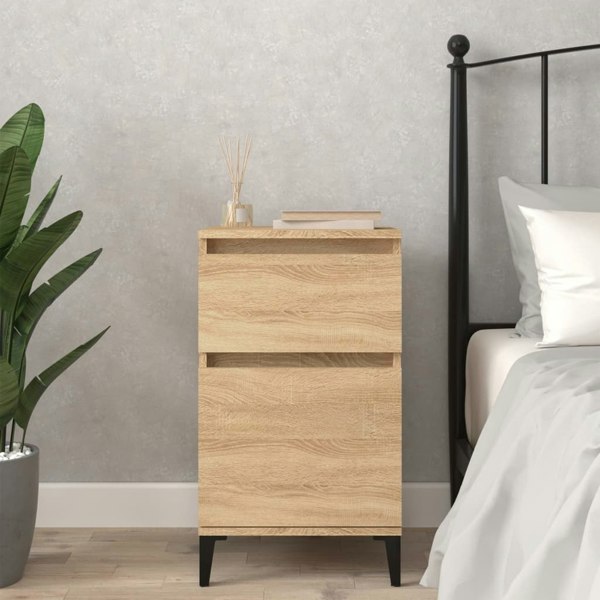 Berkfield Bedside Cabinet Sonoma Oak 40x35x70 cm