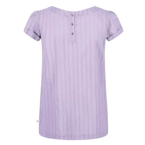 Regatta Women's Jaelynn Dobby Cotton T-Shirt - Pastel Lilac