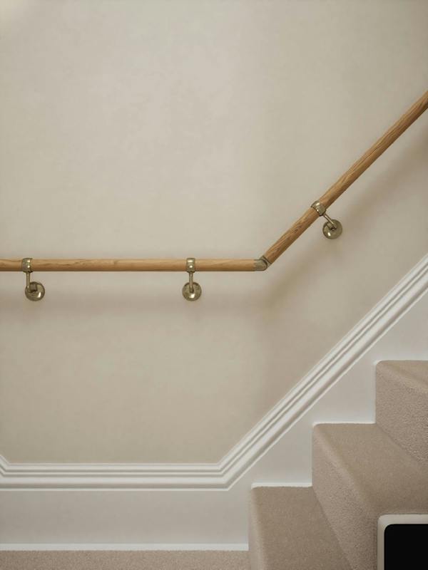 Handrails Direct Packwood Light Oak T Shape Handrail