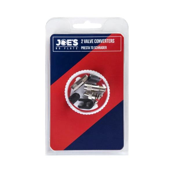 Joe's No Flats Valve Converters Presta to Schrader (Pair)