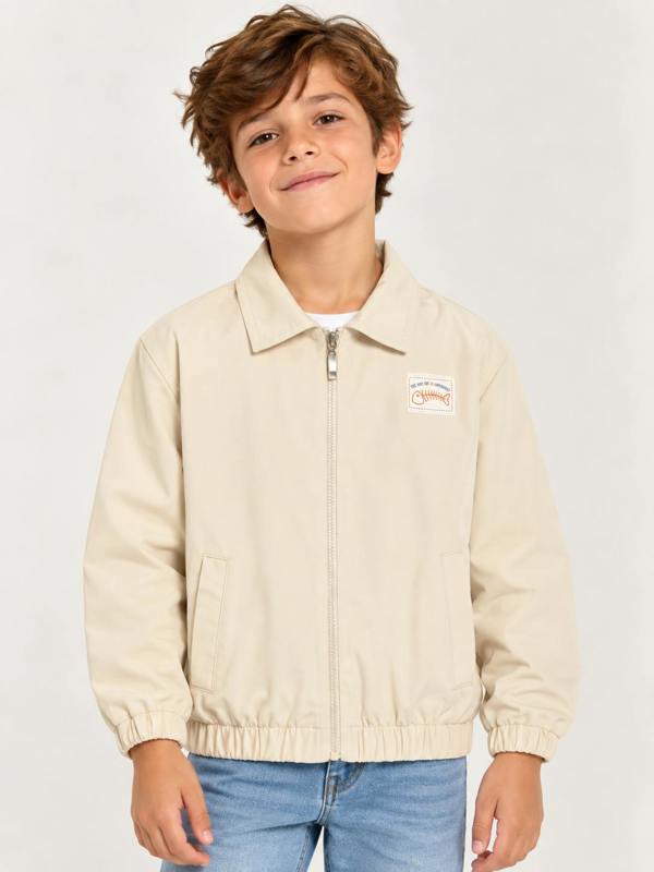 Childsplay Boys Gabardine Jacket in Beige