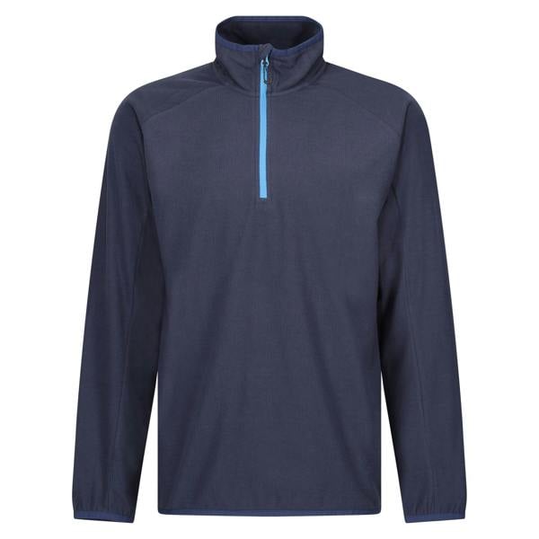 Regatta Professional Mens Half Zip Fleece Top - Navy/French Blue - 