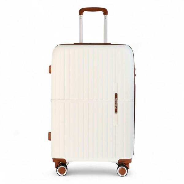 Infinity Luggage Strong Hard Shell Suitcase Set 8 Wheel Cabin Luggage Holiday Travel Case