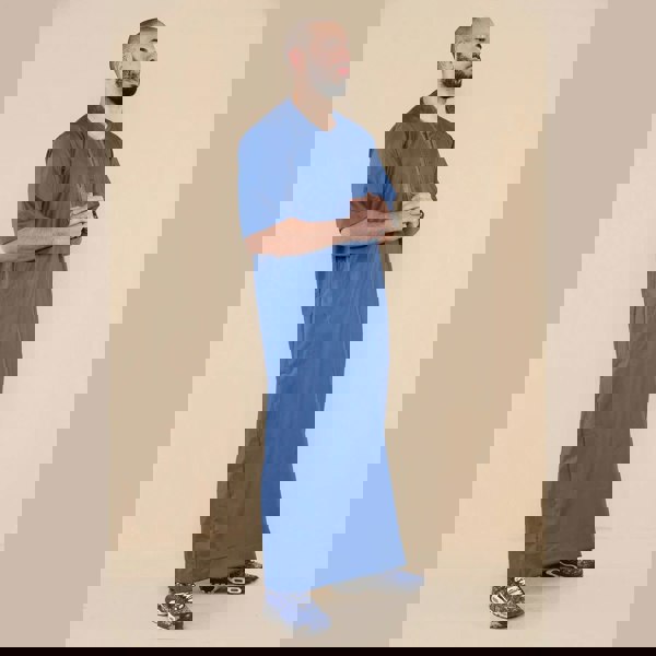 107_thobe_Blue_L - 56, 107_thobe_Blue_M - 54, 107_thobe_Blue_S - 52, 107_thobe_Blue_XL - 58, 107_thobe_Blue_XXL - 60