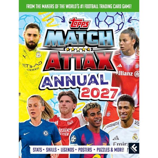 Farshore Match Attax Annual 2027, Annuals, Mixed Pages, Sports, Gift
