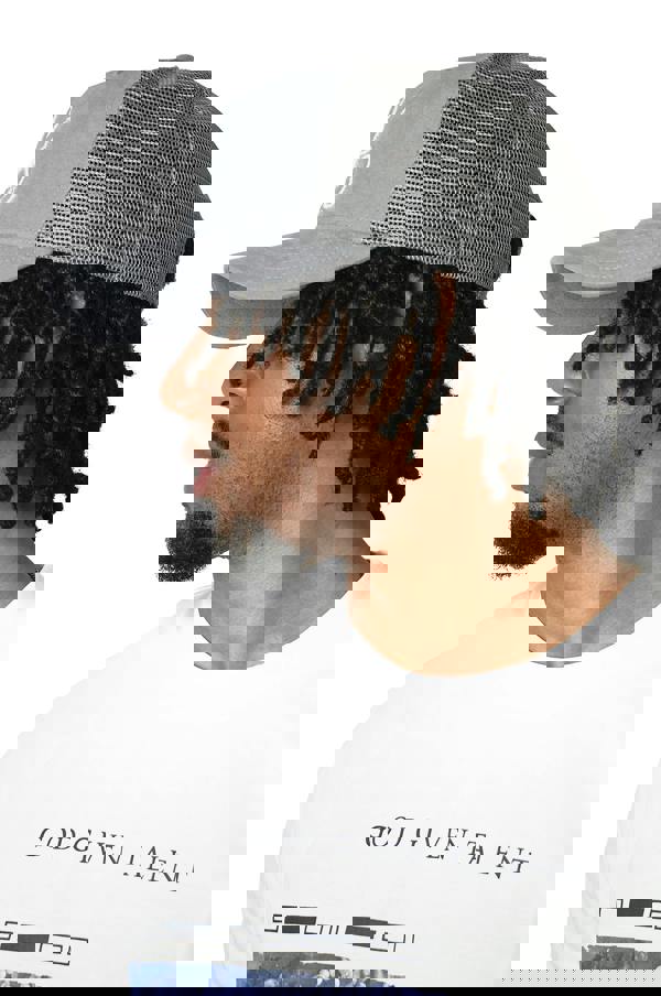 God Given Talent GGT Sky Blue Logo Ice Grey Suede Mesh Snapback