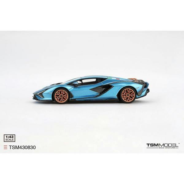 MCSlots Lamborghini Sian FKP 37 Blu Aegir 1:43 Scale TSM430830