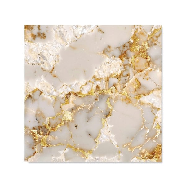 Warren Reed - Designer Gold And White Quartz Effect Kitchen Splashback