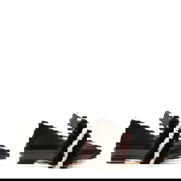 Bally Womens Pointed Flat Pump in Burgundy
