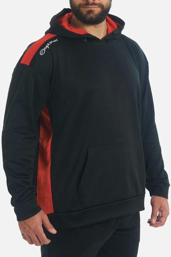 Tempo Men's Sports Hoodie – Brushed Back Thermal, Customisable - Optimum