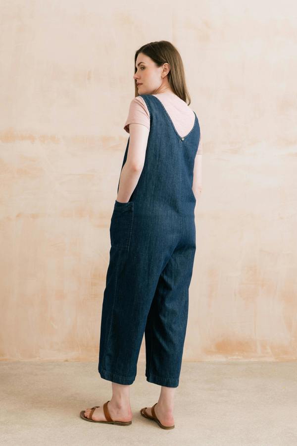 Lily & Me Erica Denim Wide Leg Jumpsuit
