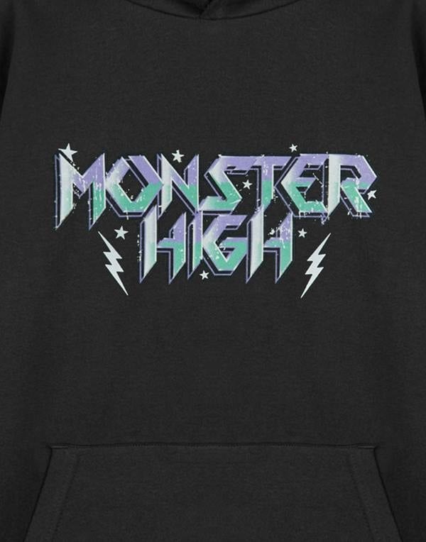 Monster High Womens Black High Voltage Hoodie