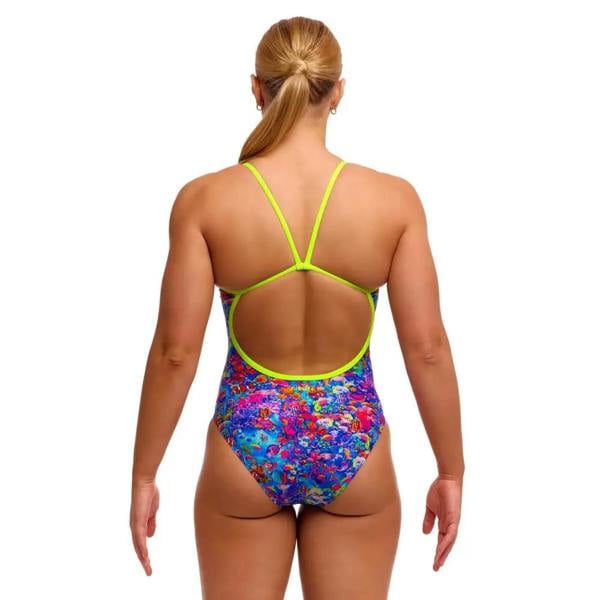 Funkita Sea Life Single Strap Swimsuit - Blue/Multi