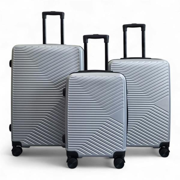Infinity Luggage Hardshell Suitcase Set Robust 8 Wheel Luggage Cabin Case Bag