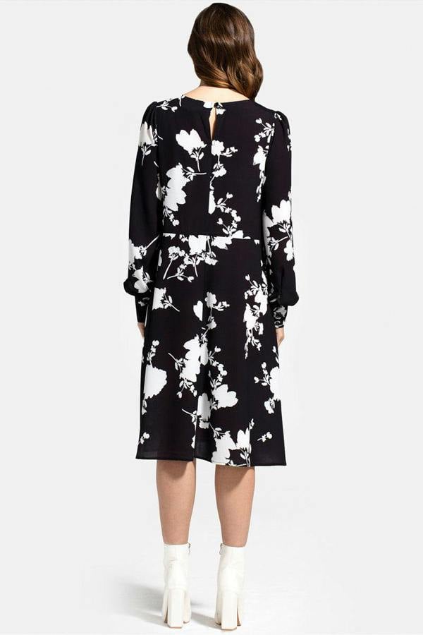 HotSquash Chiffon Loose Dress with V Neck