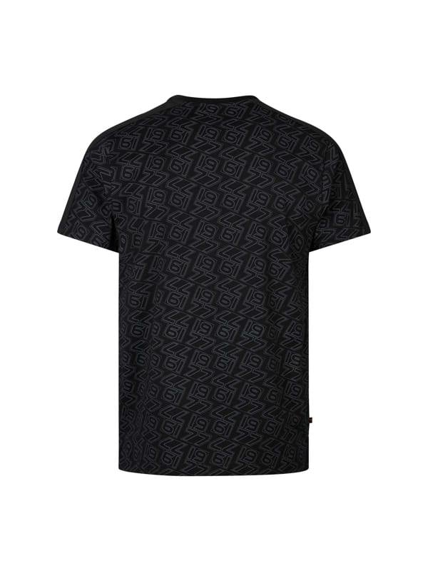 Luke 1977 LUKE1977 Rossi Over Print T-Shirt - Black