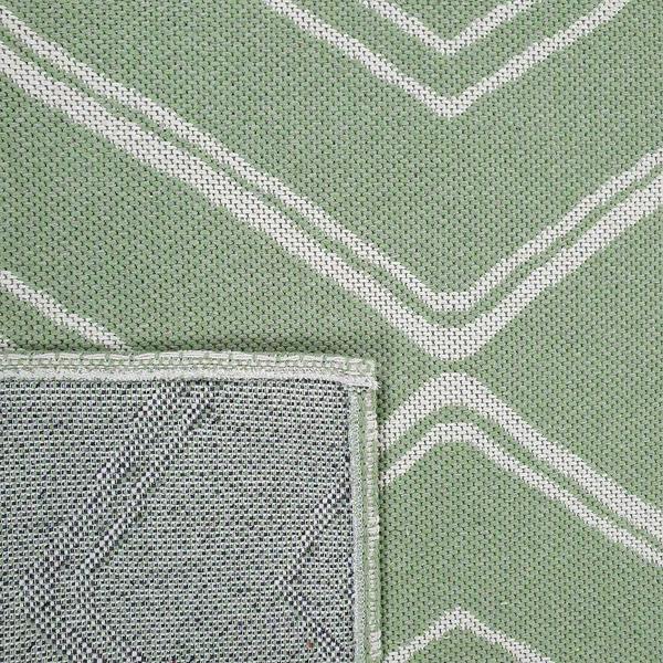 Runner Rug Geometric 100% Cotton Washable Woven Carpet Natural Diamond Patterned Mat - 75x300cm