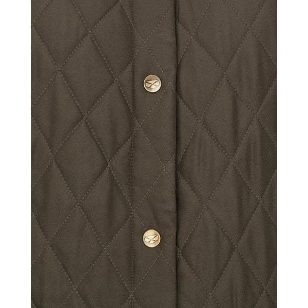 Hoggs of Fife Ladybank quilted jacket with branded hoggs buttons