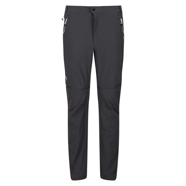 Regatta Mens Mountain Zip-Off Trousers - Seal Grey/Black - 