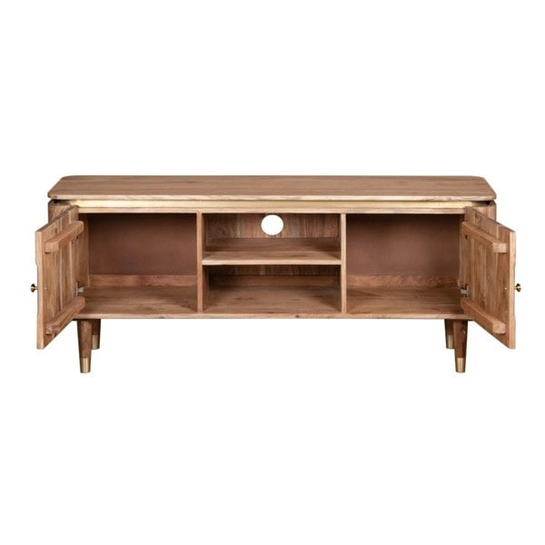 IH Design Alaina Acacia Wood TV unit