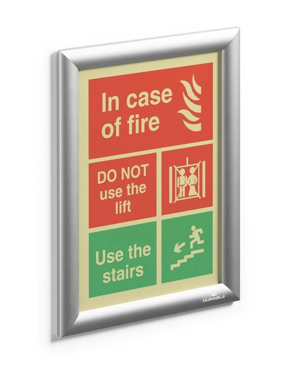 Durable Aluminium Snap Frame Retail Clip Poster Holder Notice Board | A4