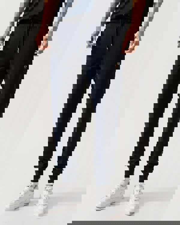 Belstaff Mens Patch Logo Sweatpants - Dark Ink