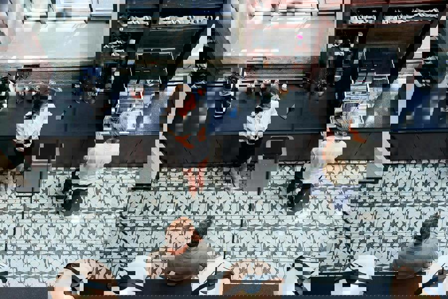 Durable DUO Motion Sensor Bin | Smart Automatic Steel Kitchen Waste Bin | 2x20L