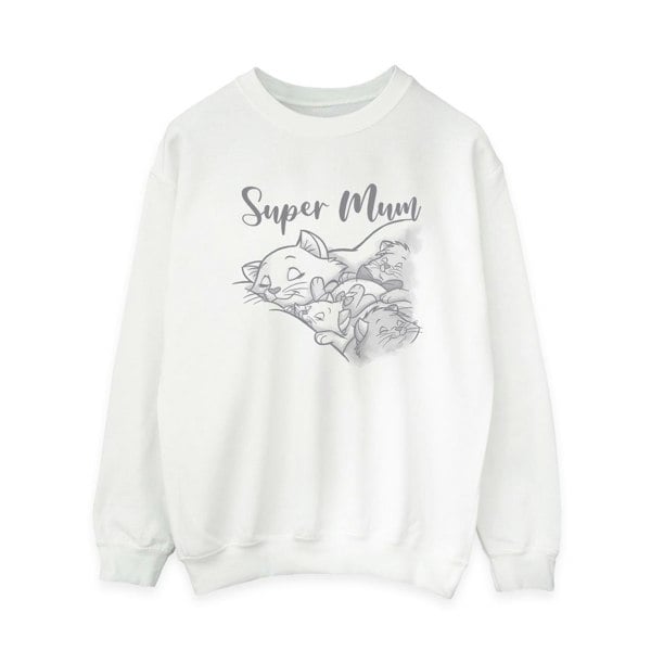 Disney Women's Classics Marie Super Mum Sweatshirt - White