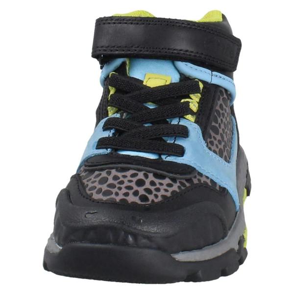 Clarks Boys Clarks Dinosaur Detail Hi Top Trainers Steggy2 Tri K