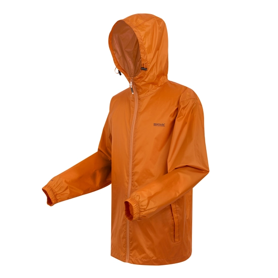 Regatta Mens Pack It III Waterproof Jacket - Fox