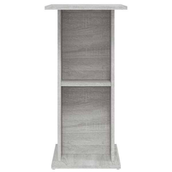 Berkfield Aquarium Stand Grey Sonoma 60.5x36x72.5 cm Engineered Wood