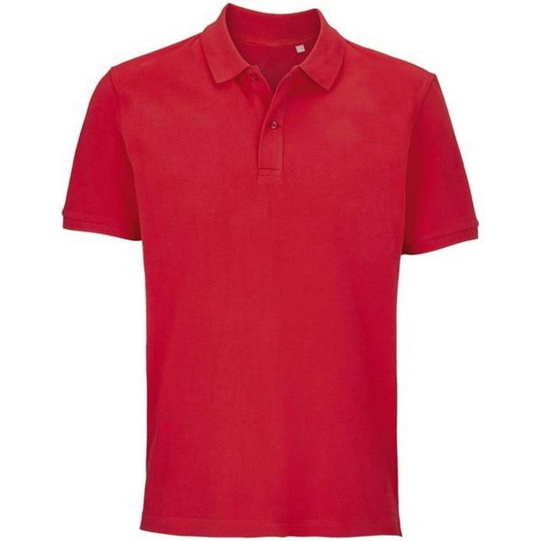 SOLS Unisex Adult Pegase Pique Polo Shirt - Bright Red