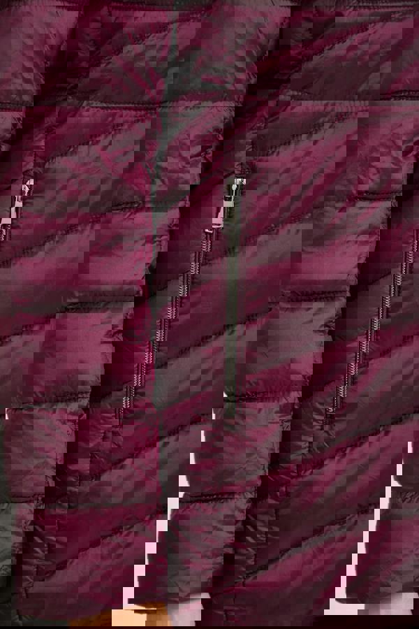 Mudflower Quilted Jacket With Detachable Fur Hood