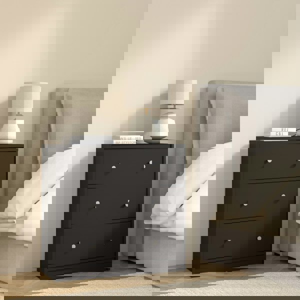 Furniture To Go May Chest of 3 Drawers in Black