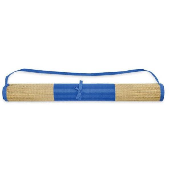 MidOcean Rafia Straw Beach Mat - Royal Blue - 