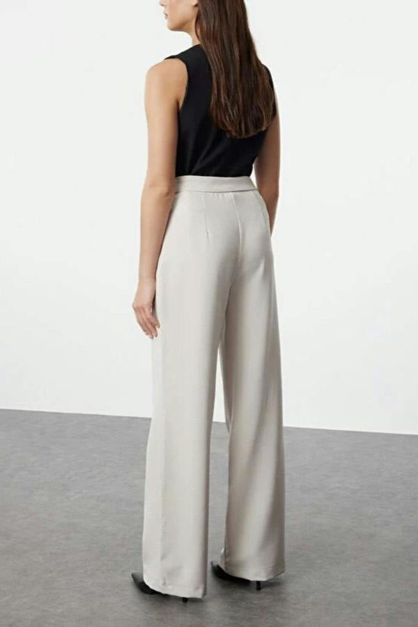 WOVCOR Wide Leg Woven Trousers