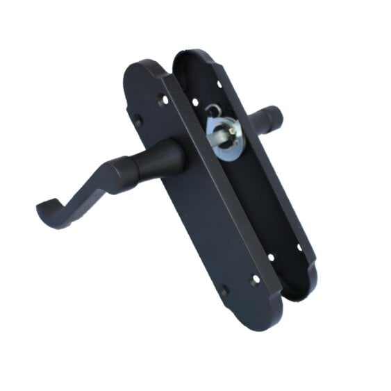 EDH Door Hardware Matt Black Internal Door Handles – 170mm x 42mm – 1, 4 or 6 Pairs – Handle Only or with Tubular Latch