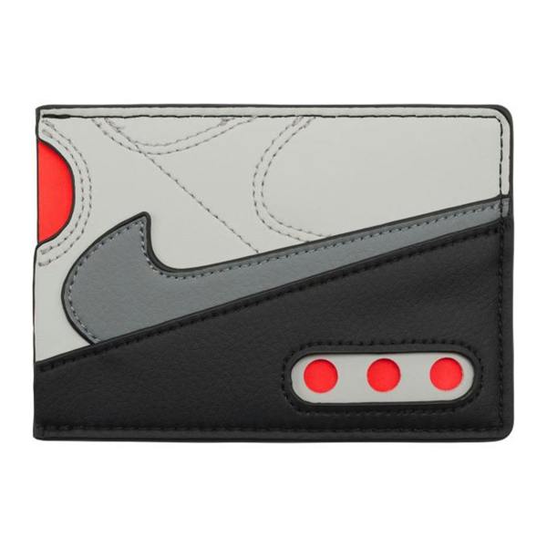 Nike Icon Air Force 1 Wallet - Grey/Infrared - 