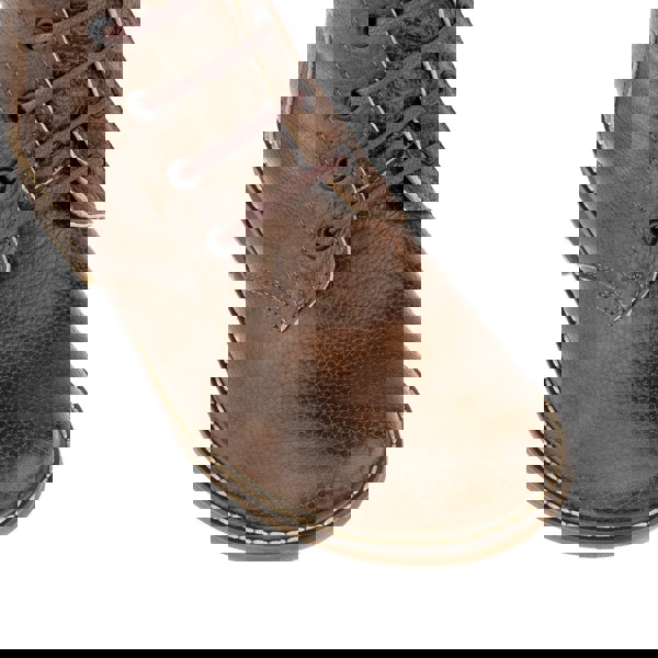 Embassy London Laviva High - Wool Brown - Women's wide fitted leather higher ankle boot wool lined