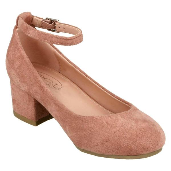 Spot On Girls Spot On Mid Heel Ankle Strap Shoes