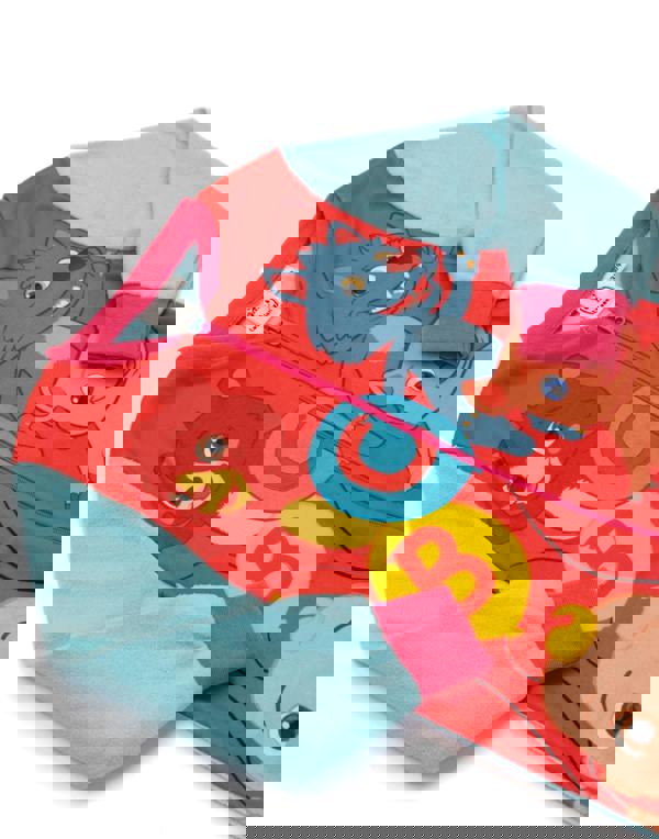 Cocomelon Girls Red Abc Kids Onesie