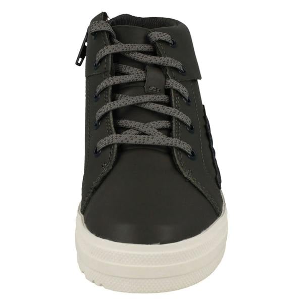 Clarks Childrens Clarks Animal Detailed Lace Up Ankle Boots Nova City