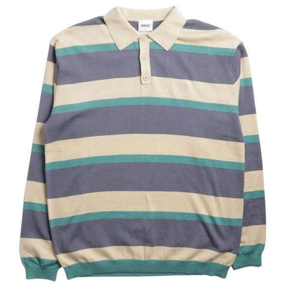 Parlez Pipe Purple Haze Purple Long Sleeve Polo Shirt