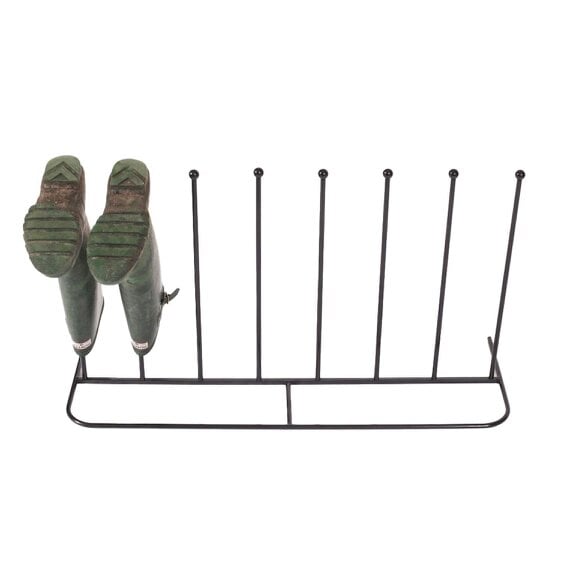 Neo Steel Black Powder Coated Boot Rack - Holds 4 Pairs