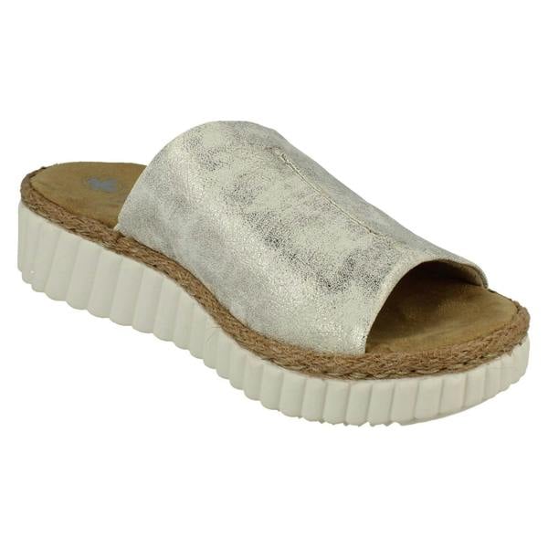 Rieker Ladies Riekers Extra Wide Sliders Sandals 69288