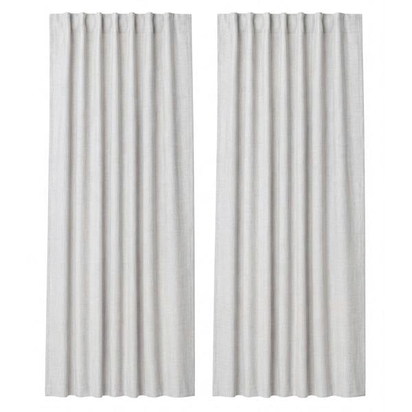 Marlow 100% Blackout Curtains Thermal Linen Look Ready Made Machine Washable