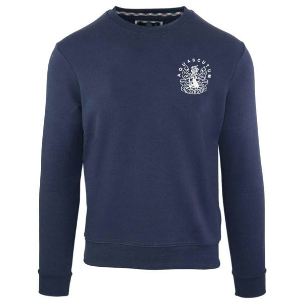 Aquascutum Mens Aldis Sweatshirt - Navy