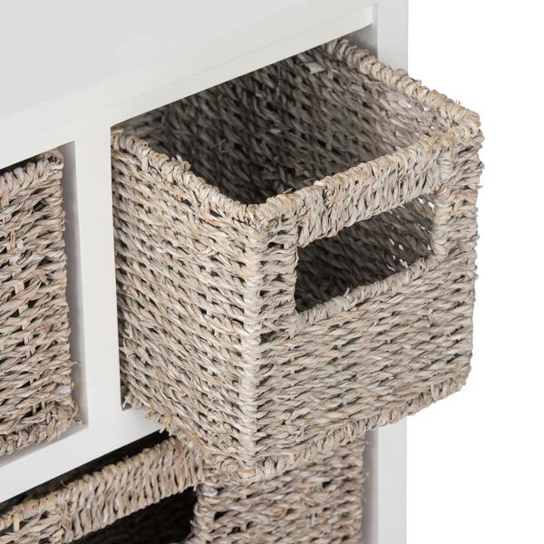 Statement Furniture Tetbury 5 Drawer Storage Unit with Baskets Assembled