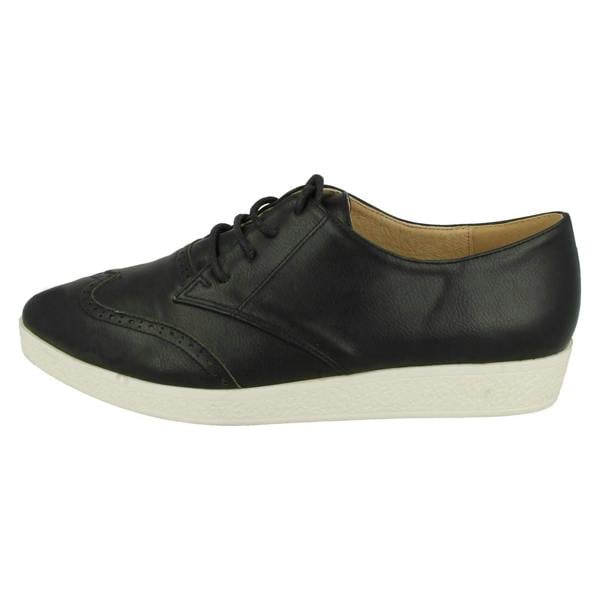 Spot On Ladies Spot On Lace Up Brogues