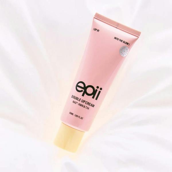 epii Double Up cream for deep-set melasma patches, stubborn post-inflammatory hyperpigmentation, and loss of facial volume – Age-reversing treatment from Atelier De Glow UK.